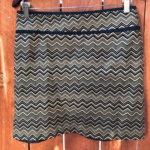 Ann Taylor Loft‎ Chevron Print Skirt - Picture 2 of 9